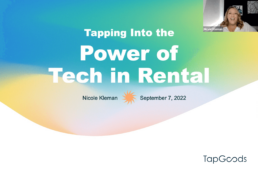 Tapping Into the Power of Tech in Rental - Webinar